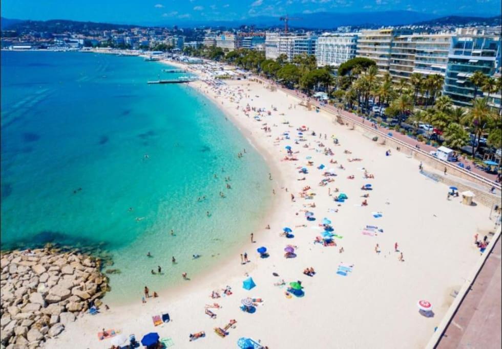 Residence De Luxe Sun Paradis, Studio Terrasse, Vue Mer Piscine Κάννες Εξωτερικό φωτογραφία
